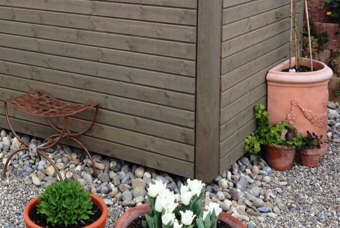 Detailansicht Geräteraum Schalung und Ecken