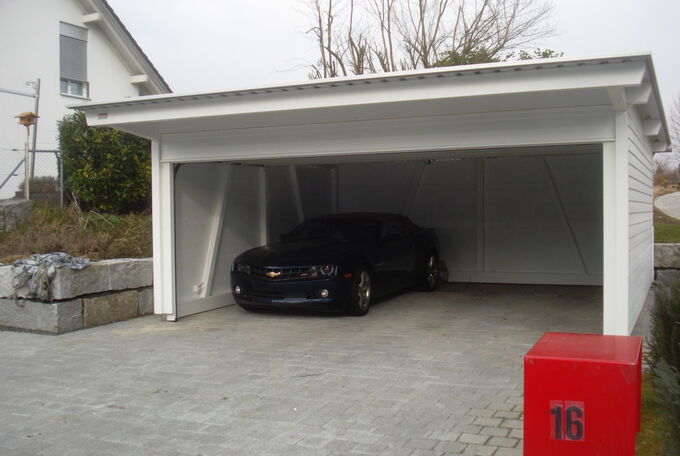 Doppelgarage mit Fernbedienung