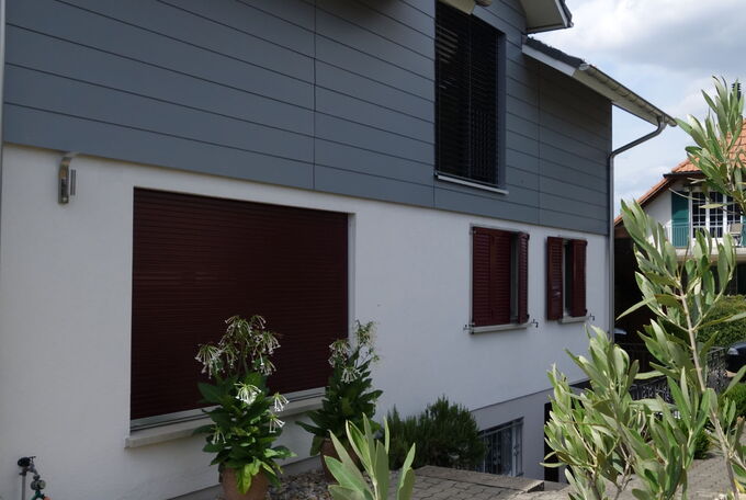 Dachaufstockung mit Satteldach bei EFH