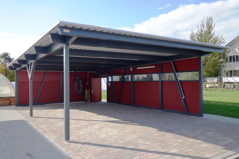 Ein Carport schützt Ihr Auto vor Niederschlag und Sonneneinstrahlung