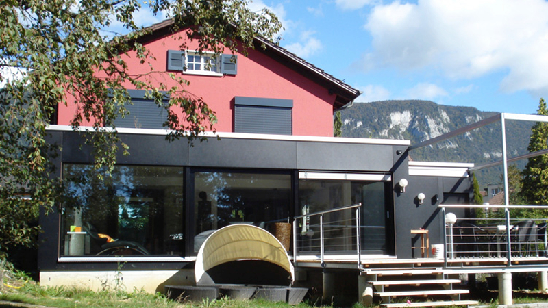 bau von neuen haeusern