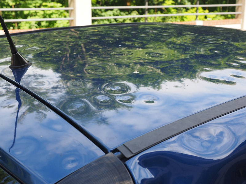 Hagel als Schadkomponente für das Auto