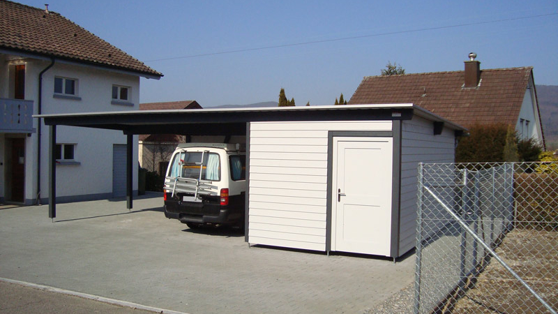 Kombination mit einem Geräteraum, Reduit, Veloraum